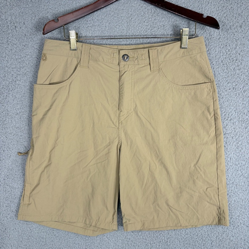 Patagonia Quandary Shorts Mens 32 Tan Excellent Hiking Outdoor 7 Inch Inseam